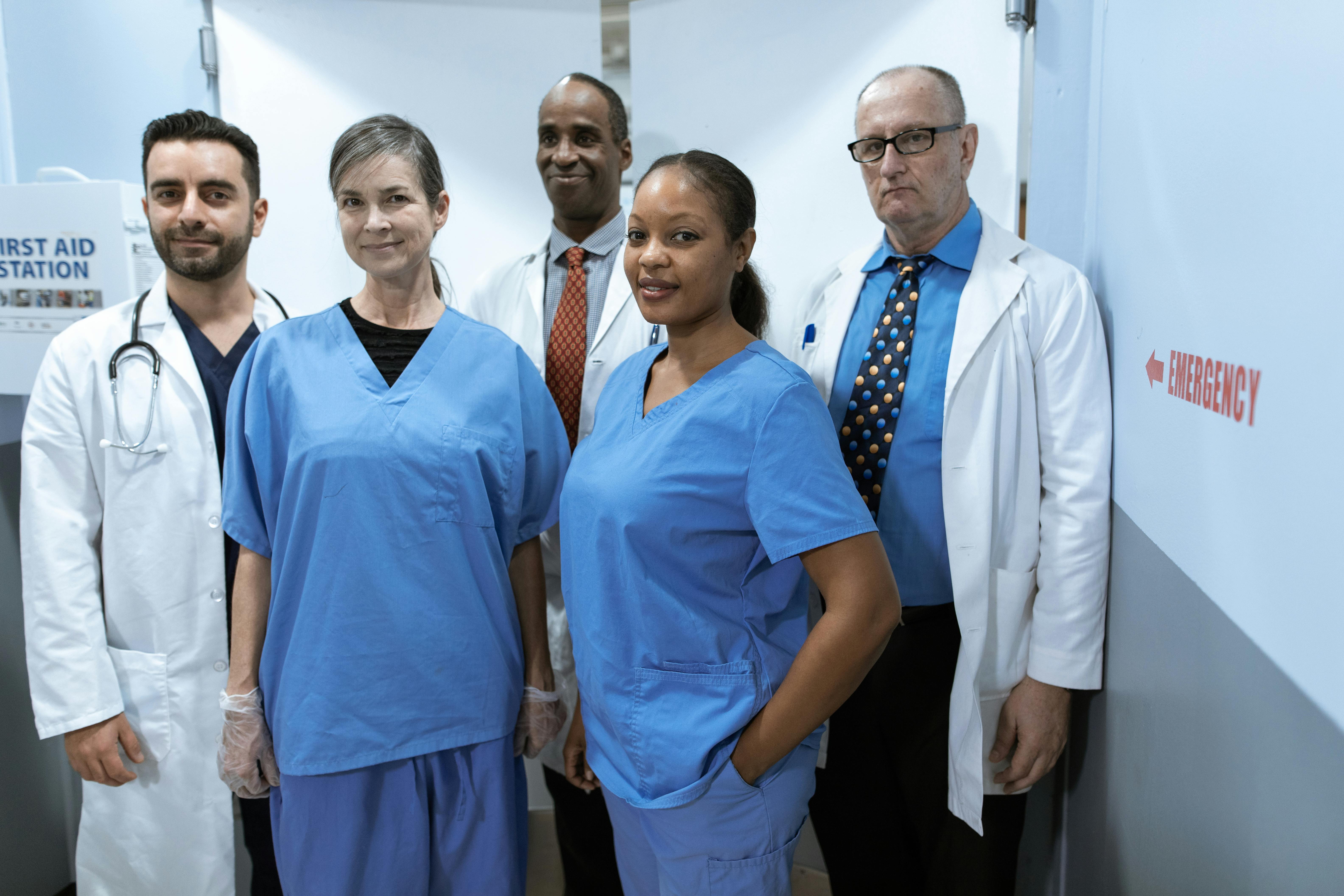 Modern healthcare uniforms