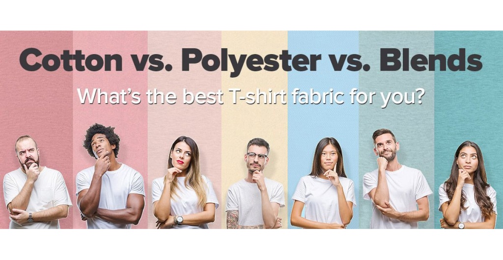 Cotton vs Polyester fabric for work shirts
