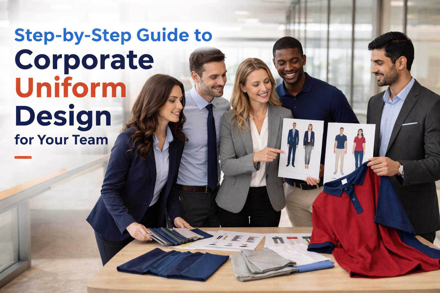 Corporate uniform design guide for professional teams and workplaces